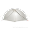 1.3kg white mountaineering trekking double tent